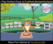 Play Perfect Pizza at FunHost.Net/perfectpizza Chad the Tiger knows an ancient jungle secret for making the greatest pizza&#39;s in the world. Follow along in this one of a kind preparation cooking game to unlock the mysteries. Instructions: Use your mouse to click on the ingredients and complete this perfect pizza recipe. (Animal, Cooking, Girly Game ).&#60;br/&#62;&#60;br/&#62;Play Perfect Pizza for Free at FunHost.Net/perfectpizza on FunHost.Net , The Fun Host of Apps and Games!&#60;br/&#62;&#60;br/&#62;Perfect Pizza Game: FunHost.Net/perfectpizza &#60;br/&#62;www: FunHost.Net &#60;br/&#62;Facebook: facebook.com/FunHostApps &#60;br/&#62;Twitter: twitter.com/FunHost &#60;br/&#62;