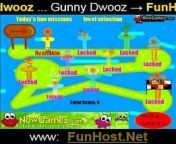 At FunHost.Net/gunnydwooz, Gunny Dwooz is a funny cartoon shooting game. There are 10 levels with cool and funny targets, help the Dwooz to shoot them to reach the next level. Every level requires a different number you have to shoot. Shoot the ducks, cactusus, snails and other funny cartoonish characters. This is an awesome and funny shooter game. The Dwooz has two guns that he will fire on your command. This Dwooz character is the famous mascot of nowgamez.com and is now featuring in his own game. Try to avoid the falling obstacles (like eggs etc) and score as many points as possible. Can you score more than 3500 points? Challenge your friends on facebook to play this game too! Try it, it&#39;s very funny! Use your mouse to aim and left mouse button to shoot at the target.( Action, Adventure, Fighting, Other, Shooting, Sports, Strategy) (Action, Cartoon, Easter, Eggs, Fighting, Funny, Shooting, Sports, Strategy Game) .&#60;br/&#62;&#60;br/&#62;Play Gunny Dwooz for Free at FunHost.Net/gunnydwooz on FunHost.Net , The Fun Host of Apps and Games!&#60;br/&#62;&#60;br/&#62;Gunny Dwooz : FunHost.Net/gunnydwooz &#60;br/&#62;www: FunHost.Net &#60;br/&#62;Facebook: facebook.com/FunHostApps &#60;br/&#62;Twitter: twitter.com/FunHost &#60;br/&#62;