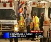 Reports say at least six people have been stabbed at a high school in Pennsylvania.