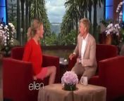 The celebrated actress told Ellen some interesting information about her ink!