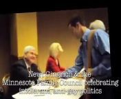 At a book signing in Minneapolis, recently declared the hippest and gayest city in America, I greeted 2012 GOP presidential contender and former House Speaker Newt Gingrich with a shower of rainbow glitter.&#60;br/&#62;&#60;br/&#62;&#92;