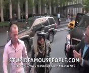 Lady Gaga arrives to Sirius XM studio for an interview on the Howard Stern Show in New York City.