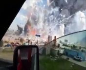 Explosions ripped through a fireworks market north of Mexico City on Tuesday, killing at least 29 people and sending columns of smoke into