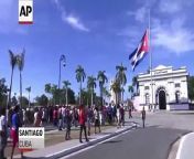 The ashes of late Cuban leader, Fidel Castro, were interred at the Santa Ifigenia cemetery in the eastern city of Santiago on Sunday.