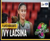 PVL Player of the Game Highlights: Ivy Lacsina lights up path for Nxled from ivy vyon