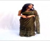 SAREE FABRIC- Georgette || FASHION SHOW from busty big saree aunty hot