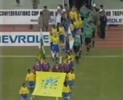 Confederations Cup 1997Brazil vs Australia (Final) English commentary (Full match) from abafanatheboys vs amantombazanethegirls final