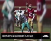 Dolphins WR Preston Williams Enjoys Breakout Game from bangla video mint com dolphin