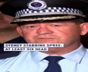 Six people have died in a stabbing attack at a #Sydney shopping center on Saturday. &#60;br/&#62;Speaking before the sixth victim died, assistant #police commissioner Anthony Cooke also says eight people including a child were taken to hospital.