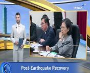 President Tsai Ing-wen has promised help for earthquake-hit Hualien. The comment came while she was inspecting the area.