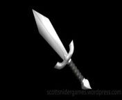 A video, of Harris&#39; dagger 3D model. Created by Scott Snider using 3DS MAX. Uploaded 04-11-2024.