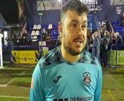 Needham Market goalkeeper Marcus Garnham reflects on his side winning a fourth straight Suffolk Premier Cup Final with victory against Felixstowe & Walton United at Bury Town FC from funny goalkeeper