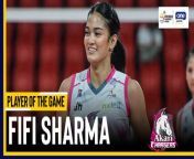 PVL Player of the Game Highlights: Fifi Sharma leads Akari in romp over Strong Group on birthday from ps village group in