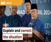 The prime minister must explain the matter as government leaders appear to be at odds, says the Perikatan Nasional chairman.&#60;br/&#62;&#60;br/&#62;&#60;br/&#62;Read More: https://www.freemalaysiatoday.com/category/nation/2024/04/21/why-is-anwar-keeping-his-hands-off-affidavit-issue-asks-muhyiddin/&#60;br/&#62;&#60;br/&#62;&#60;br/&#62;Free Malaysia Today is an independent, bi-lingual news portal with a focus on Malaysian current affairs.&#60;br/&#62;&#60;br/&#62;Subscribe to our channel - http://bit.ly/2Qo08ry&#60;br/&#62;------------------------------------------------------------------------------------------------------------------------------------------------------&#60;br/&#62;Check us out at https://www.freemalaysiatoday.com&#60;br/&#62;Follow FMT on Facebook: https://bit.ly/49JJoo5&#60;br/&#62;Follow FMT on Dailymotion: https://bit.ly/2WGITHM&#60;br/&#62;Follow FMT on X: https://bit.ly/48zARSW &#60;br/&#62;Follow FMT on Instagram: https://bit.ly/48Cq76h&#60;br/&#62;Follow FMT on TikTok : https://bit.ly/3uKuQFp&#60;br/&#62;Follow FMT Berita on TikTok: https://bit.ly/48vpnQG &#60;br/&#62;Follow FMT Telegram - https://bit.ly/42VyzMX&#60;br/&#62;Follow FMT LinkedIn - https://bit.ly/42YytEb&#60;br/&#62;Follow FMT Lifestyle on Instagram: https://bit.ly/42WrsUj&#60;br/&#62;Follow FMT on WhatsApp: https://bit.ly/49GMbxW &#60;br/&#62;------------------------------------------------------------------------------------------------------------------------------------------------------&#60;br/&#62;Download FMT News App:&#60;br/&#62;Google Play – http://bit.ly/2YSuV46&#60;br/&#62;App Store – https://apple.co/2HNH7gZ&#60;br/&#62;Huawei AppGallery - https://bit.ly/2D2OpNP&#60;br/&#62;&#60;br/&#62;#FMTNews #MuhyiddinYassin #AnwarIbrahim #AffidavitIssue #GovernmentLeaders