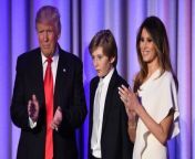 Barron Trump described as ‘sharp, funny, sarcastic and tough’ by dinner guest from sharp logo stun