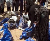 Civil Defense Recovers 283 Bodies From Temporary Burial Ground from hot girl body pressed