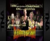 TNA Slammiversary 2006 - Jeff Jarrett vs Abyss vs Ron Killings vs Sting vs Christian Cage (King Of The Mountain Match, NWA World Heavyweight Championship) from takumar juli 2006