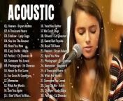 Best Acoustic Songs Cover - Top Hits Acoustic Music 2024 - Acoustic Cover Popular Songs from all hindi hit songangla bali old song 2004
