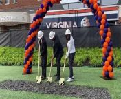 Virginia officially breaks ground on construction for the new UVA football operations center.