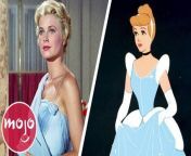 We knew they looked familiar! Welcome to MsMojo, and today we’re counting down our picks for stars whose likenesses were used as inspiration for a Disney princesses’ appearance.