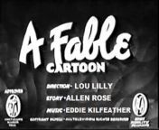Dumb Like a Fox (1941) with original recreated titles from fox vore little fox