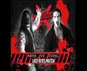 TNA Destination X 2007 - Abyss vs Sting (Last Rites Match) from tna wre
