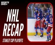 Avalanche Win in OT Against Stars; Rangers go up 2-0 on Canes from ny li