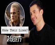 Orlando Bloom tries to guess lines from his most famous projects and talks about why he didn&#39;t want to play &#92;