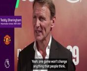 Sheringham says &#39;one game&#39; won&#39;t change people&#39;s opinions, but cup success could save Man United&#39;s season