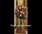 Flowers and Cards for Karen