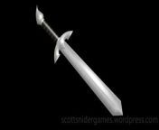A video, of Bodine&#39;s sword 3D model. Created by Scott Snider using 3DS MAX. Uploaded 04-30-2024.
