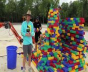 I Built The World's Largest Lego Tower from lego 10s