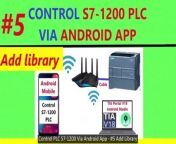 0158 - Control S7 1200 PLC with Android App mobile - Add library from chromecast app apk for kindle fire