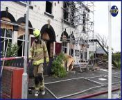 Firefighters were called to the derelict pub building in the early hours of this morning