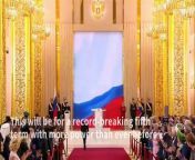 Russian President Vladimir Putin is sworn into office for his fifth term in power at the Kremlin. The 71-year-old, who has ruled Russia since the turn of the century, secured a fresh six-year mandate in March after winning presidential elections devoid of all opposition.