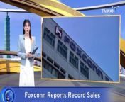 Taiwan-based iPhone maker, Foxconn, is reporting its highest-ever sales for the month of April, worth over US&#36;15 billion.