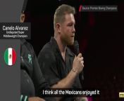 Canelo Alvarez says he is in the position to dictate his next opponent after a dominant win over Jaime Munguia