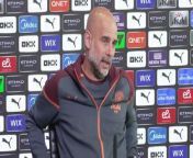 Manchester City boss Pep Guardiola said Marco Silva was doing an incredible job at Fulham &#60;br/&#62;Etihad Training Campus, Manchester, UK