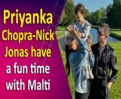 Priyanka Chopra shared a heartwarming photo of herself, husband Nick Jonas, and their daughter Malti, enjoying a delightful moment together. The latest snapshots from their family time are swiftly captivating social media feeds, spreading joy.&#60;br/&#62;&#60;br/&#62;#priyankachopra #nickjonas #maltimarie #bollywood #hollywood #celebkids #babygirl #nickyanka #trending #viralvideo #entertainmentnews
