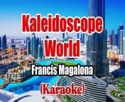 Song Title: Kaleidoscope World&#60;br/&#62;Artist/Singer: Francis Magalona&#60;br/&#62;Original Song: &#60;br/&#62;MIDI Karaoke Version by: Esor&#60;br/&#62;&#60;br/&#62;I hope you enjoyed this karaoke video! Please LIKE and SHARE!&#60;br/&#62;SUBSCRIBE for more karaoke videos. Thank you!&#60;br/&#62;&#60;br/&#62;➤ Audio Editing App: Cakewalk for the MIDI karaoke file contain both the musical data (such as notes, tempo, and instrument settings) and the lyrics data (the timing and content of the lyrics). &#60;br/&#62;When played on a compatible device or software, the lyrics are synchronized with the music, allowing users to sing along.&#60;br/&#62;➤ MIDI Karaoke Players: VanBasco &amp; Roland Sound Canvas VA&#60;br/&#62;➤ Video Editing Apps:Adobe Premiere Pro, Adobe After Effects &amp; Adobe Photoshop&#60;br/&#62;&#60;br/&#62;FOLLOW ME: &#60;br/&#62;FACEBOOK1: https://facebook.com/esorkaraoke&#60;br/&#62;FACEBOOK2: https://facebook.com/esorkaraoke2&#60;br/&#62;INSTAGRAM: https://instagram.com/esorkaraoke&#60;br/&#62;TIKTOK: https://tiktok.com/@esorkaraoke&#60;br/&#62;TWITTER: https://twitter.com/esorkaraoke&#60;br/&#62;&#60;br/&#62;#esor #esorkaraoke #karaoke &#60;br/&#62;#karaokewithlyrics #karaokeversion &#60;br/&#62;#midikaraoke #videoke &#60;br/&#62;&#60;br/&#62;Disclaimer! &#60;br/&#62;No copyright is claimed and to the extent that material may appear &#60;br/&#62;tobe infringed, I assert that such alleged infringement &#60;br/&#62;is permissible under fair use principles and U.S. copyright law &#60;br/&#62;under section 107 of the copyright Act 1976.&#60;br/&#62;All credits go to the right owners and its record Labels.&#60;br/&#62;&#60;br/&#62;No copyright infringement intended. This is just a fan-made karaoke video for the song.&#60;br/&#62;If you believe material have been used in an unauthorized manner, &#60;br/&#62;please contact (esorkaraoke@gmail.com).