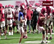 Watch the Sooners&#39; spring practice on March 27, 2024.
