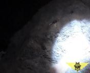 Police launched a daring rescue to save a man clinging onto a cliff face after he fell more than 50ft.&#60;br/&#62;&#60;br/&#62;A dramatic video shows the intense rescue by the Sonoma County Sheriffs helicopter. &#60;br/&#62;&#60;br/&#62;Thermal imaging footage shows the man clinging onto the cliff face in desperation as a rescuer is heard telling the man to &#92;